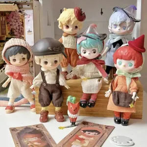 1/12 Penny's Box Little Painter & Little Witch Series Blind Box Action Figures - BJD Mini Surprise Dolls