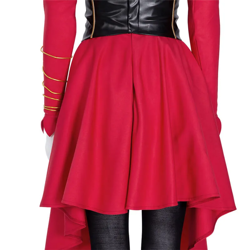 Anime Takt Op. Destiny Destiny Cosplay Costumes For Women Strapless Red Dress