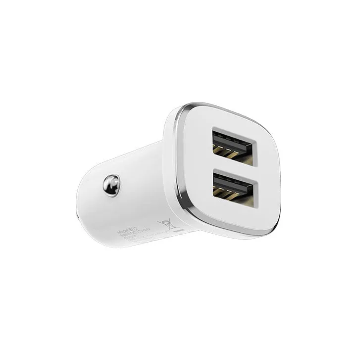 Borofone BZ12 Dual Port in-Car Charger Type C