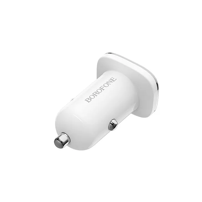 Borofone BZ12 Dual Port in-Car Charger Type C