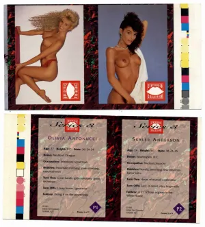 Centerfold Collection series 3 - 2 card promo panel