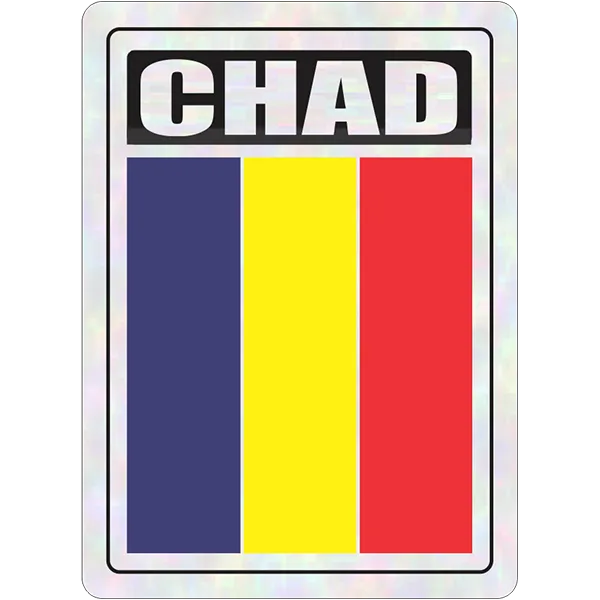 Chad Prismatic Hologram Car Decal Sticker