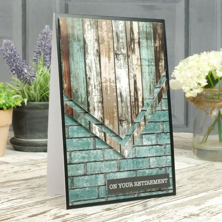 Duo Design Paper Pads - Industrial Textures & Beautiful Brick