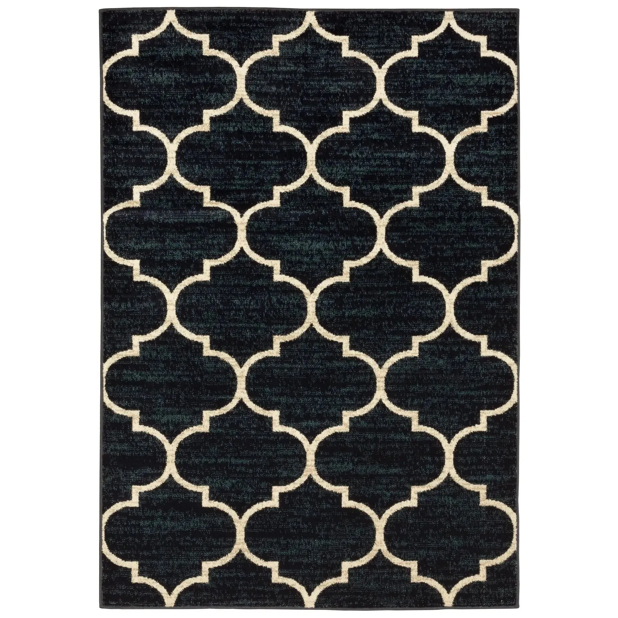 Evandale 9853B Navy/Ivory Rug