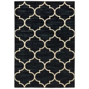 Evandale 9853B Navy/Ivory Rug