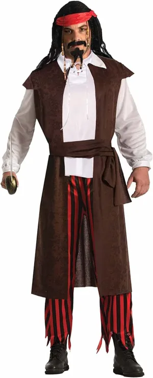 Forum Novelties Mens Buccaneer Baron Pirate Costume