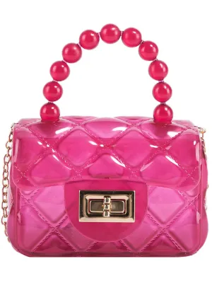 Girls Barbie Inspired Hot Pink Mini Purse