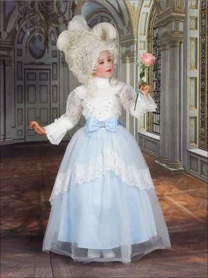 Girls Deluxe Victorian Marie Antoinette Inspired Halloween Costume