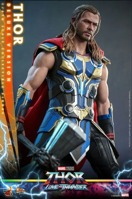 Hot Toys Marvel Thor Love And Thunder Thor Deluxe Version 1:6 Scale Collectible Figure