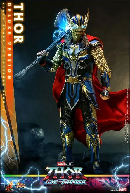 Hot Toys Marvel Thor Love And Thunder Thor Deluxe Version 1:6 Scale Collectible Figure