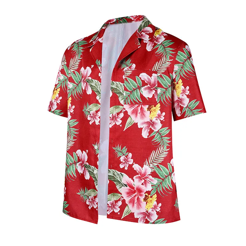 Ichiban Kasuga Shirt Like A Dragon Infinite Wealth Hawaiian Shirt Cosplay Costume