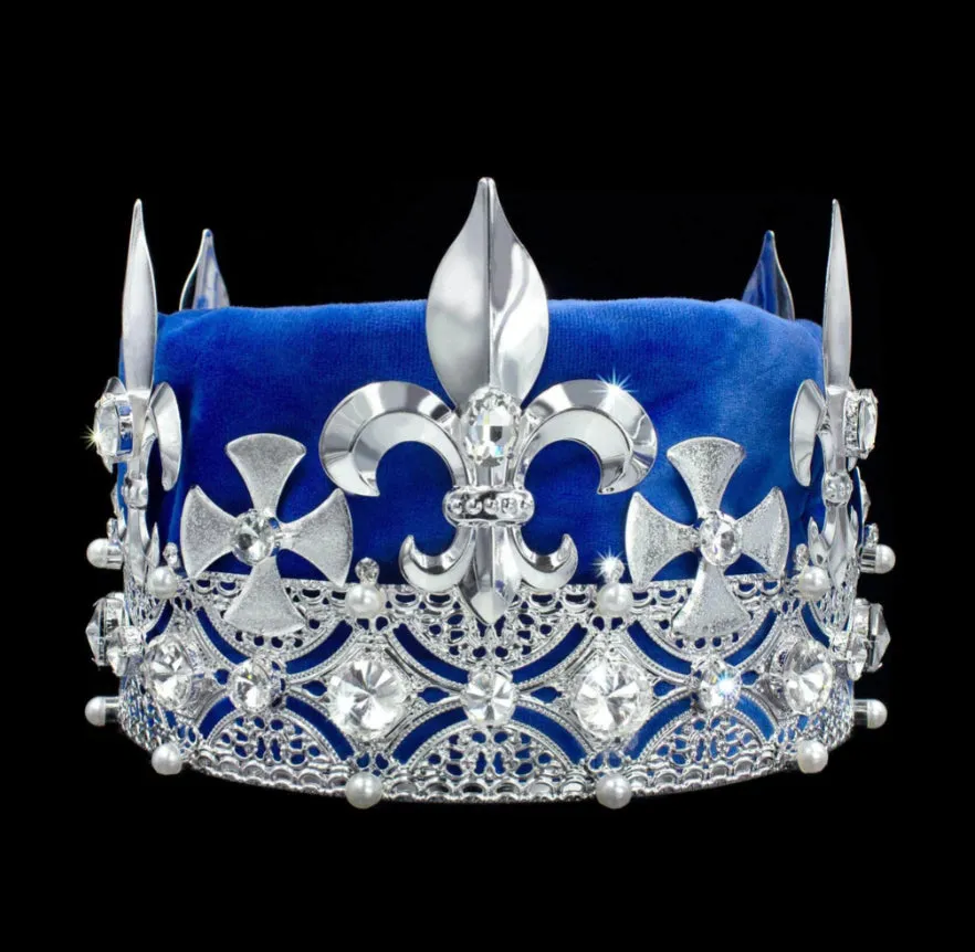 King's Crown - Purple / Gold, Red / Gold or Blue / Silver