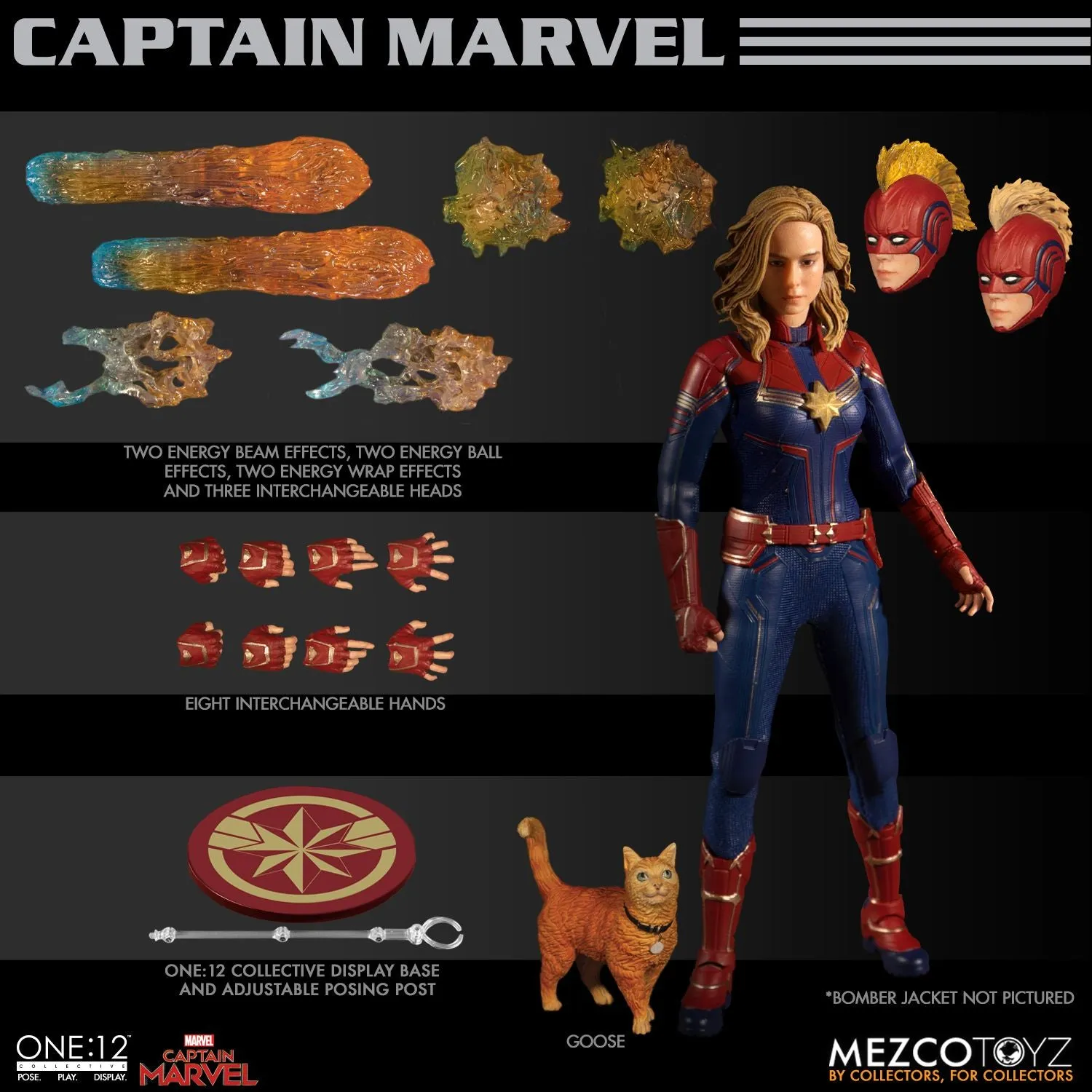 Mezco Toyz ONE:12 Collective: Captain Marvel (2019) Action Figure