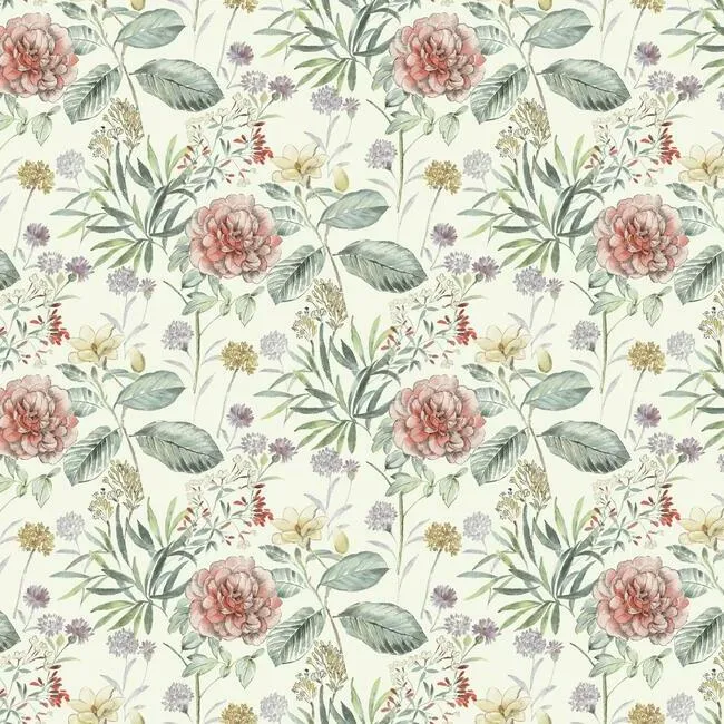 Midsummer Floral Wallpaper