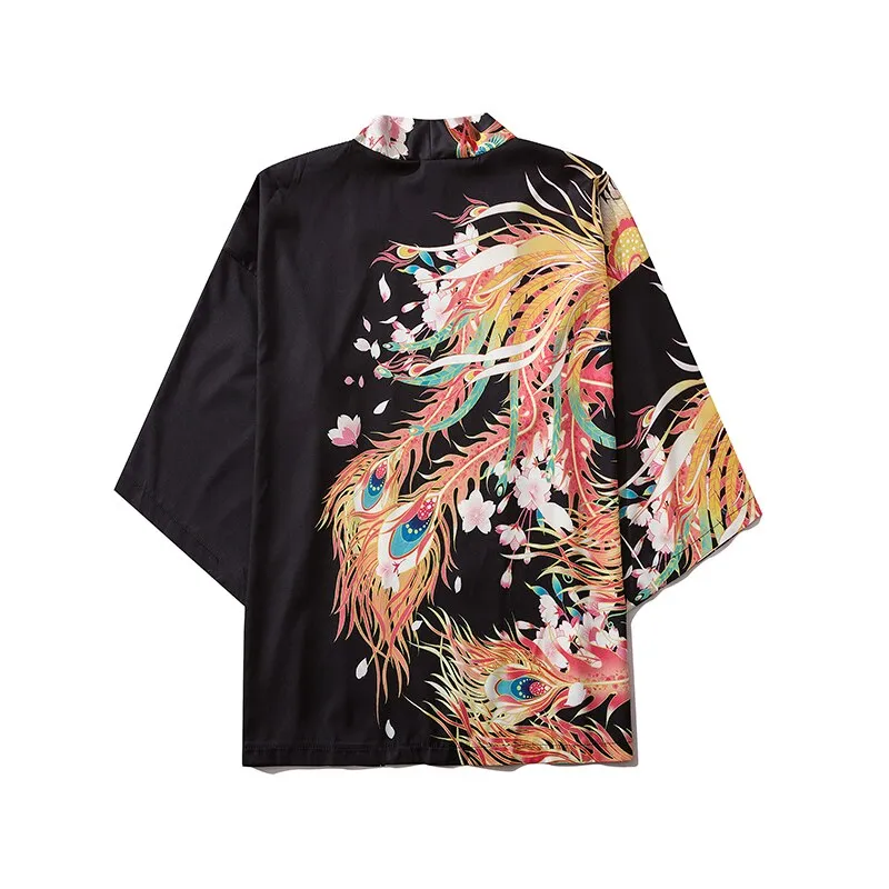 Nsqured "Whale Song" Japanese Anime-Inspired Kimono Cardigan