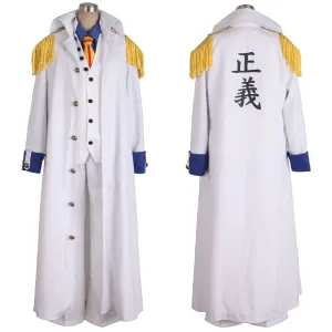 One Piece Kuzan/Aokiji Cosplay Costume Outfits Halloween Carnival Party Disguise Suits