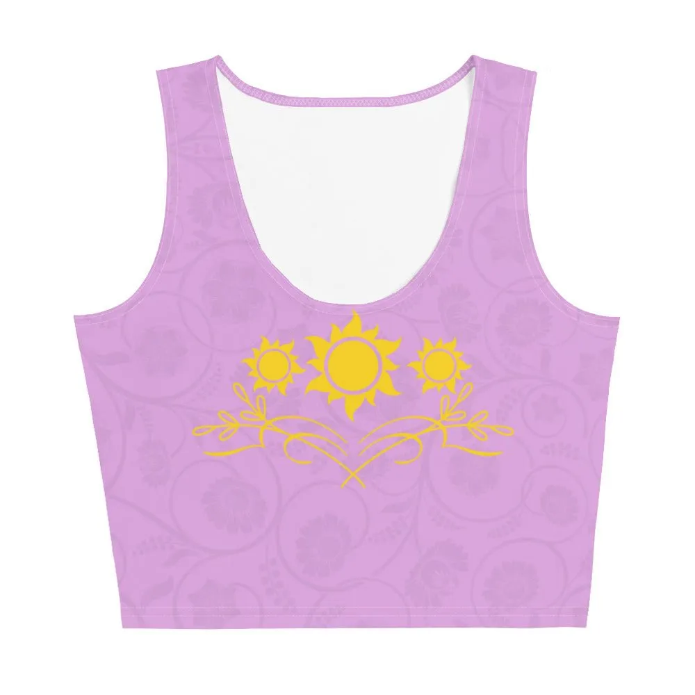 Rapunzel Inspired Crop Top