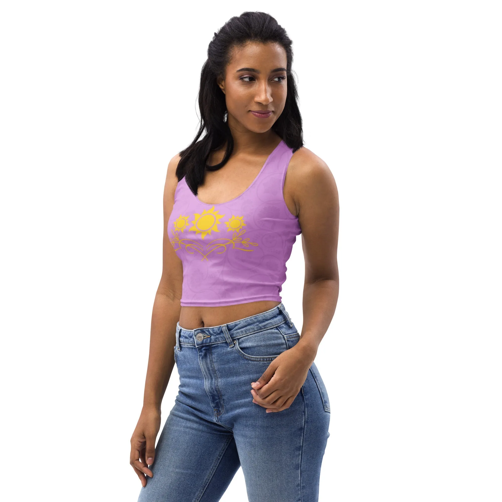 Rapunzel Inspired Crop Top