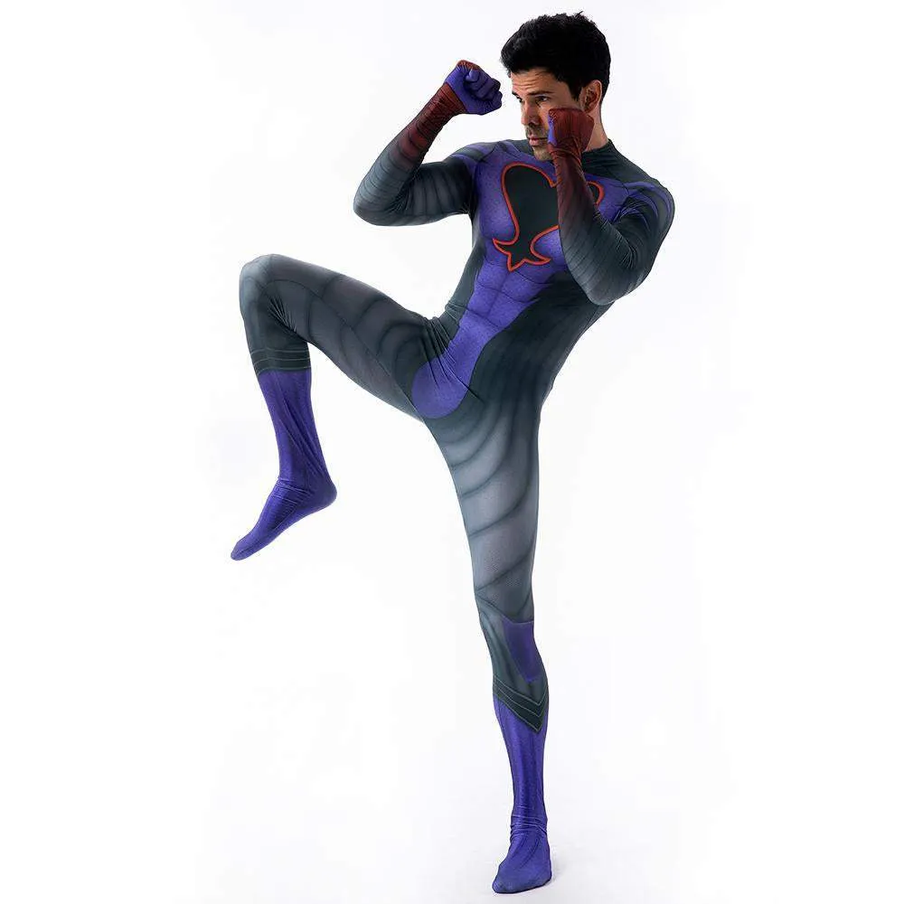 Replica Riku Costume Cosplay Halloween Jumpsuit Anime Tights Suit Zentai For Adult Kids