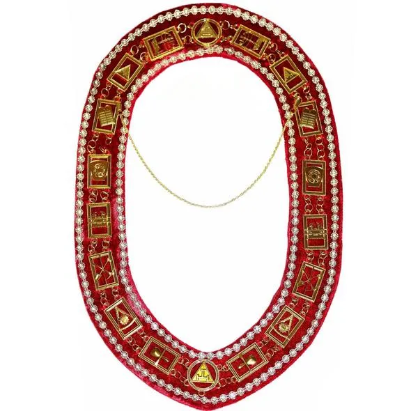 Royal Arch - Chain Collar with Rhinestones