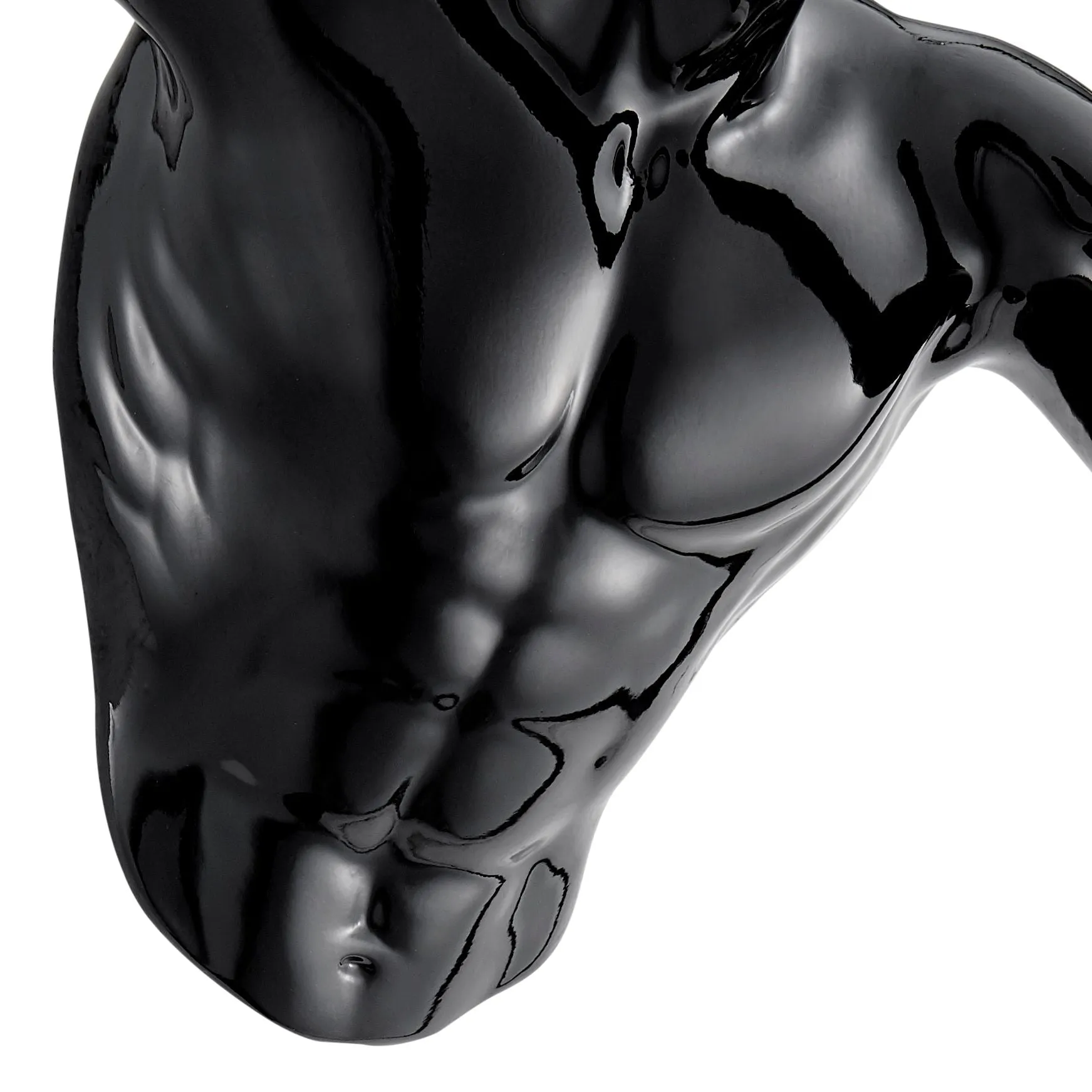 Runner Man 13" Wall Sculpture // Black