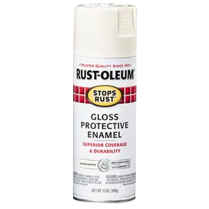 Rust-Oleum® Protective Enamel Spray Paint Gloss Canvas White