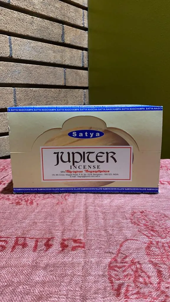 Satya Jupiter Incense - 15 Gram Pack (12 Packs Per Box)