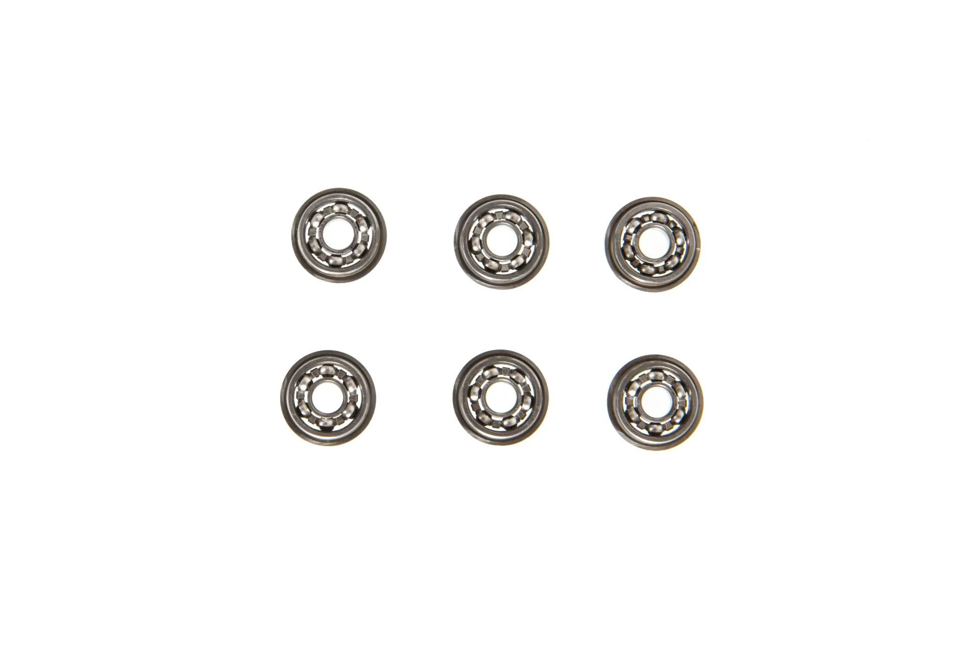 Set of 6 J-Caged Hybrid Ceramic 8mm Ball Bearings