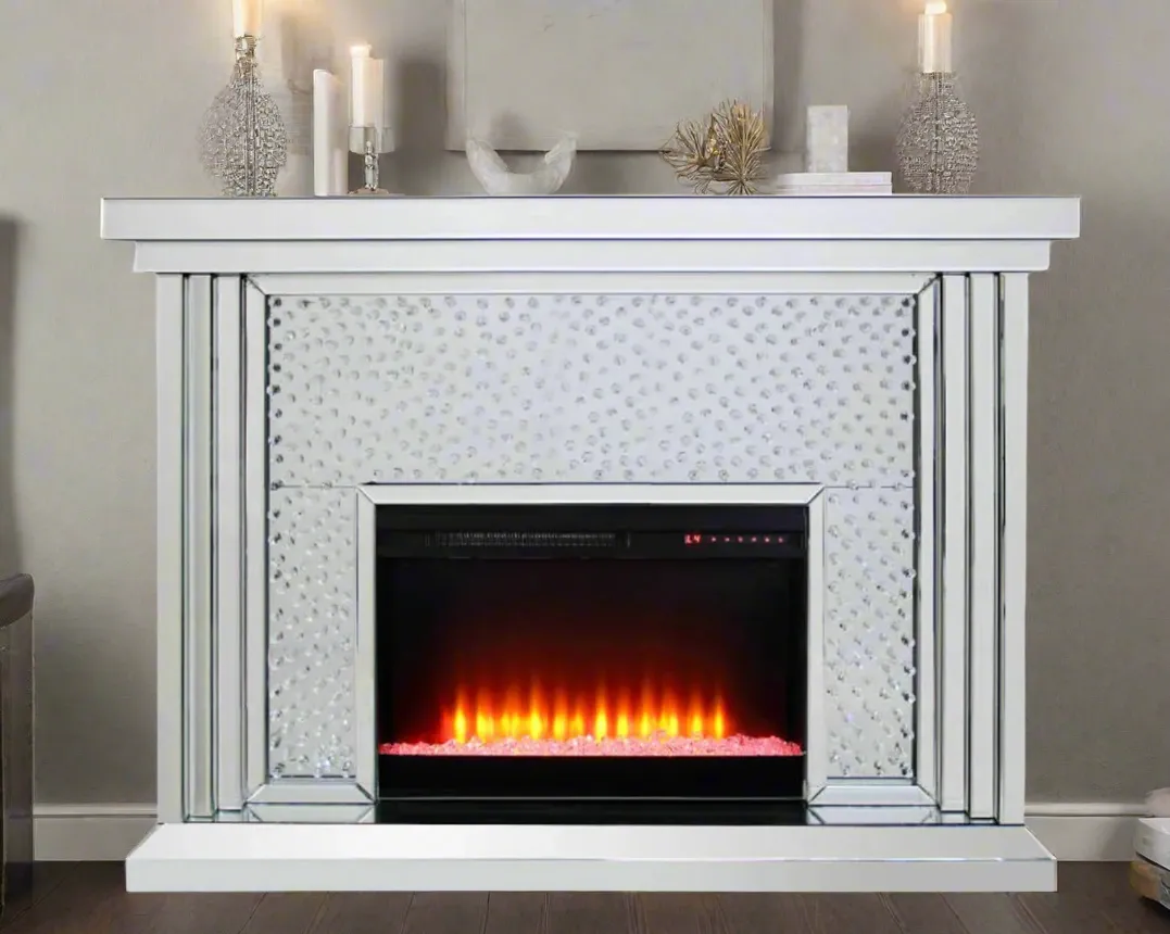 Stephanie Fireplace w/ 26" Crystal Core