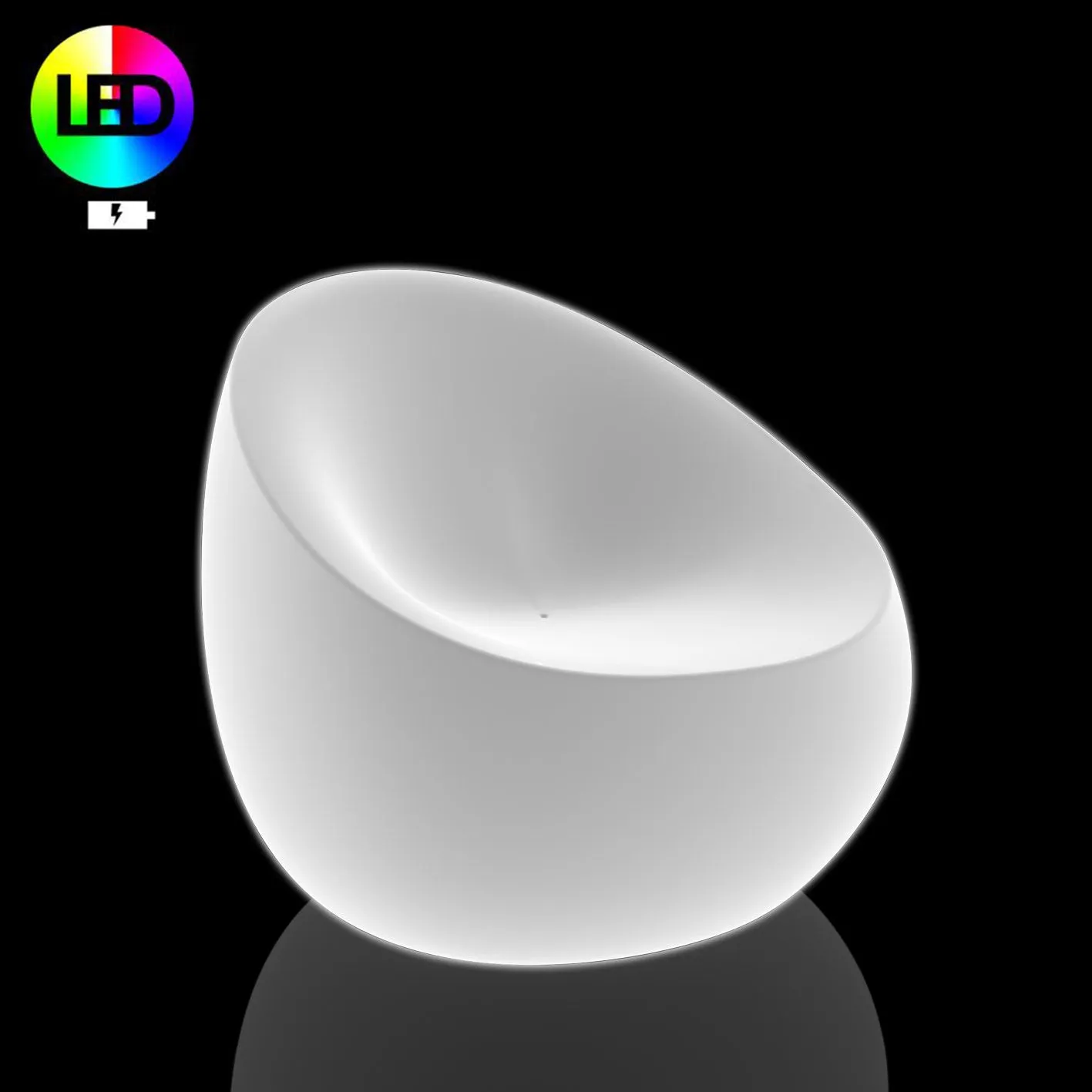 Stone Illuminated Lounge Chair