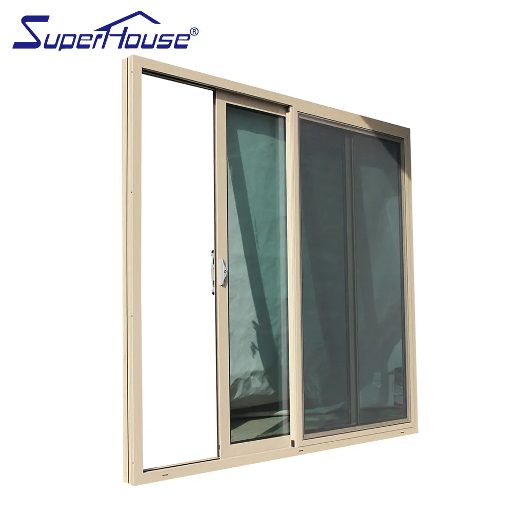 Superhouse Australia standard thermal break 2 panel pocket sliding door panels inside