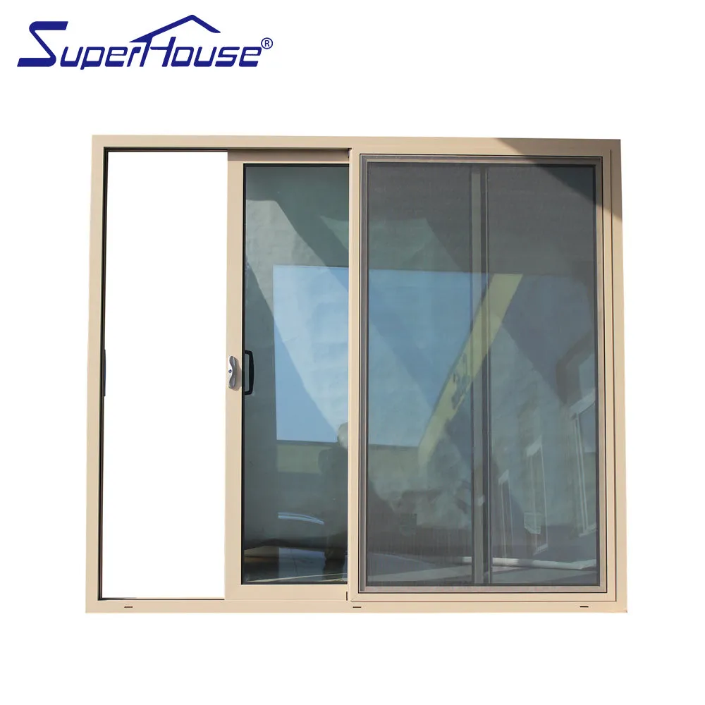 Superhouse Australia standard thermal break 2 panel pocket sliding door panels inside