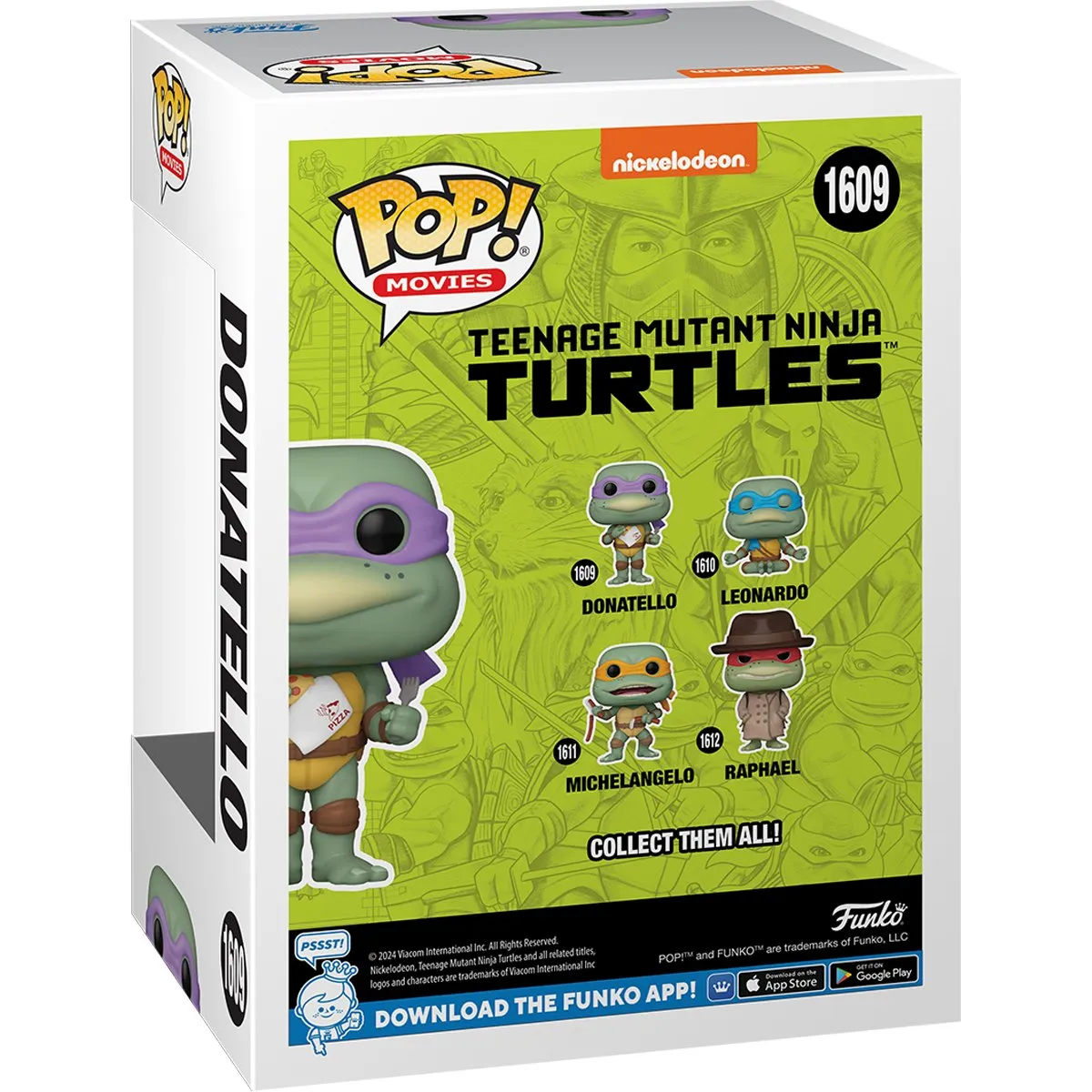 Teenage Mutant Ninja Turtles 1990 Donatello with Pizza Funko Pop! Vinyl Figure #1609