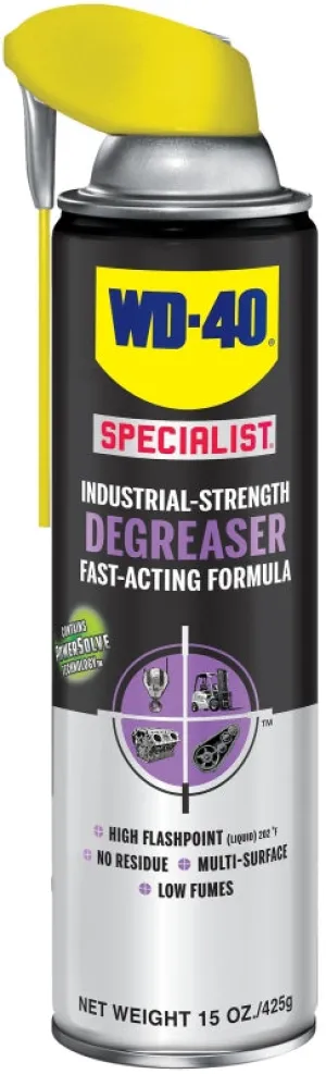 WD-40 300280 Degreaser, 15 oz, Aerosol Can, Liquid, Mild Petroleum :EA: QUANTITY: 1