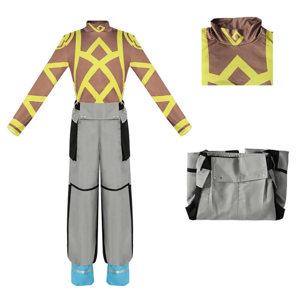 Yellow Outfits Halloween Carnival Party Costume